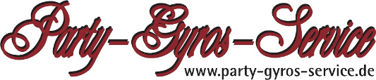 Das Original Party Gyros - Gyrosspiess+Grill+Profimesser+Beilagen ab 11 € pro Person, unschlagbar lecker
